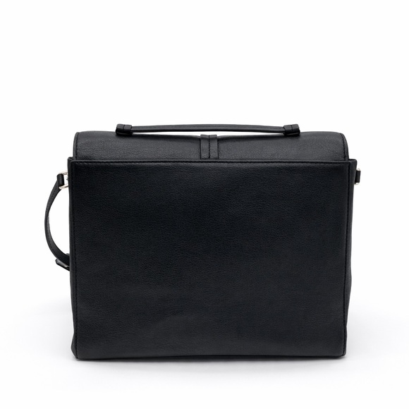 Kate Spade Black Pebbled Leather Satchel Top Handle Crossbody Bag - Picture 5 of 7